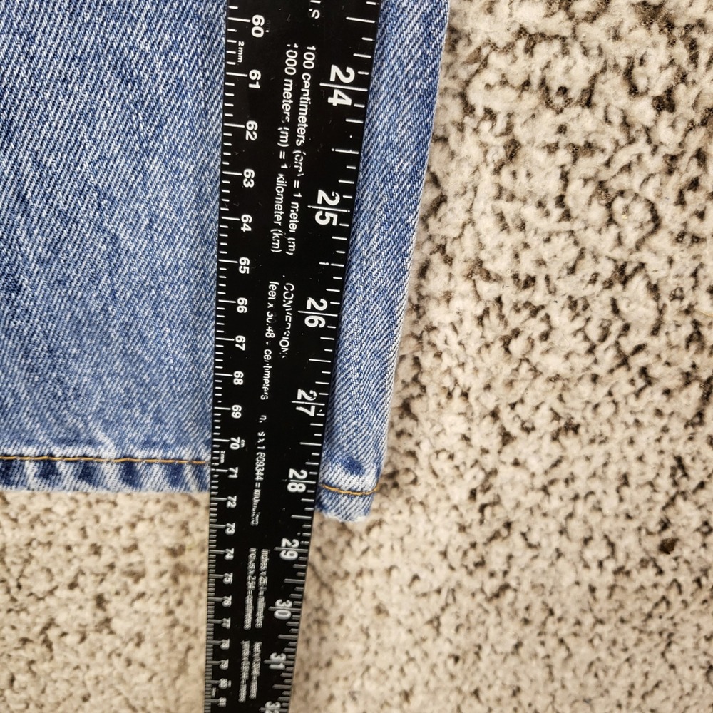Levi's 550 Relaxed Fit‎ Jeans Mens W32 L30 Light Wash Denim Blue Distressed - Picture 7 of 12